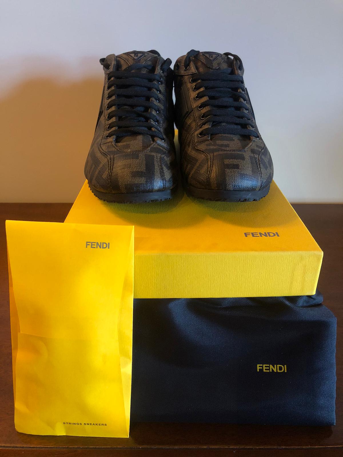 Fendi - sneakers basse in tela