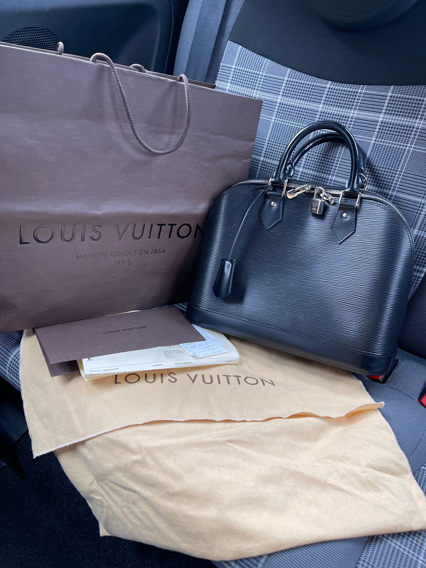 Louis Vuitton borsa Alma PM Epi